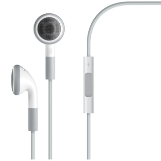 Apple Headphones with Remote and Mic
